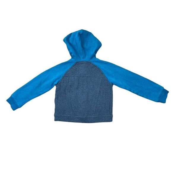 Levi”s boys cotton fleece grey and turquoise trucker jacket - Picture 3 of 4